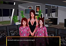 My New Family Rides Cowgirl In Game!