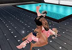 imvu puta bitch gets rough treatment