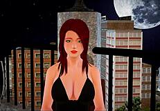 My New Family Rides Cowgirl In Game!