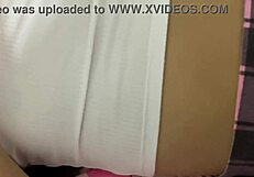 Tender uni student in miniskirt excited by teacher's touch leading to anal