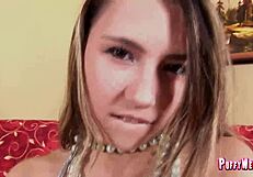 gotta love that teen 18+age pussy fingering and masturbating with dildo