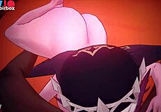 the girl is hot and sexy