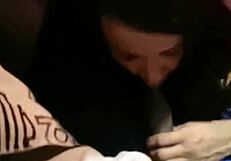 Sucking Friend's Big Dick in Car