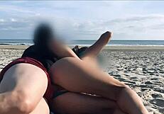 crazy stranger fucks me in the ass in front of the coast guard