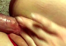 prettiest pink pussy hints at big dick inside