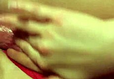 prettiest pink pussy hints at big dick inside