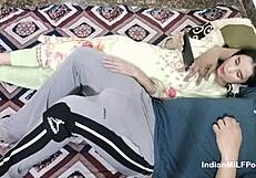 Indian Stepsister Watching Porn on Mobile Gets Fucked Hard by Stepbrother