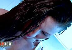 Fucking a French screaming whore in sexy satin panties