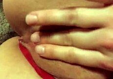 prettiest pink pussy hints at big dick inside