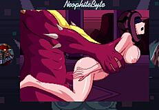 dominates seris in rough doggystyle game