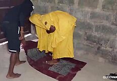 i fucked my hot landlady with big tits in the garden close up