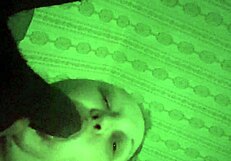 experiencing an intense deepthroat session