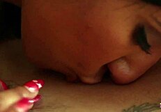 Lesbian milf massaged by indian chick then licking and fucking