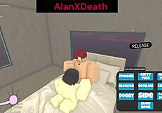She was sucking me off when the admin ruined it on Roblox