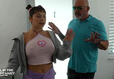 step mom sucks cock step daughter gets plowed