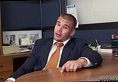 Enticing Gay Teen Encounter In The HR Meeting