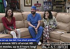 Solana Spits Out Doctor's Load Before He Fucks and Blasts Her with Cum