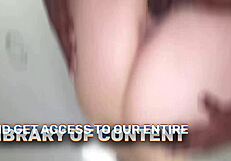 juicy big tittied blonde sucks and fucks in gangbang creampie