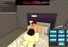 She was sucking me off when the admin ruined it on Roblox
