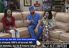 Solana Spits Out Doctor's Load Before He Fucks and Blasts Her with Cum