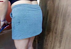 wife left, maid grabs my cock?