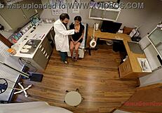 i examine cute student's small tits in tampa university