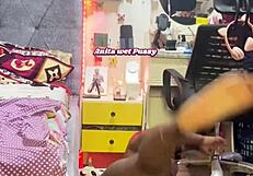 Anita's Wet Pussy Early Morning Routine with Juicy Dripping