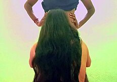 युवा देसी नवविवाहित पत्नी को उठाकर खूब चोदा उसके पति ने