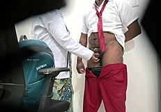 is it fair for woman to check school boy's dick in public hospital?