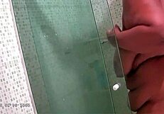 Hidden Camera Catches Chubby Stepmom in Lingerie