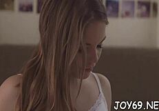 Cock-starved legal age teen 18+ager toys cum-hole