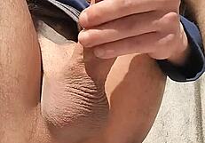 Outdoor Masturbation Risking New Neighbors' Sight