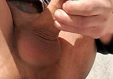 Outdoor Masturbation Risking New Neighbors' Sight