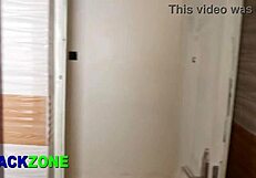 Curvy stepmom with big ass fucks stepson roughly in kitchen