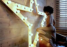 Ana Foxxx Boldly Strips and Jerks Off with Clothes Ripped in Supernova PMV