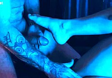 perfect footjob for a foot-loving man