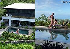 Outdoor Public Sex with Facial and Angles