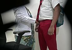 is it fair for woman to check school boy's dick in public hospital?