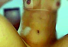 my tanned stepsister sat on my cock and rode it so hot in cowgirl position