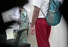 is it fair for woman to check school boy's dick in public hospital?