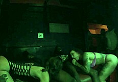 Helena And Luci Enjoying BBC In Theater With Voyeurs