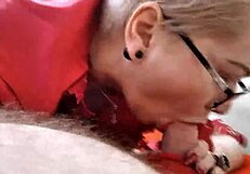 My Mature Neighbor Sucks Cock Sweetly