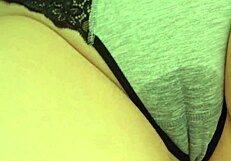 Wet Panties Aside, Tight Pussy Fuck Close-Up