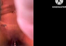 Wife Cums Twice Touching Pierced Pussy