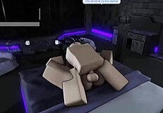 My personal slut makes me cum twice in a row on roblox