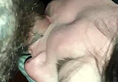 Older woman sucks Joshua Jism's big white cock in Trick City!