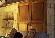 Blonde slut gets hardcore fucked in Spain with big cock, creampie, and doggystyle.