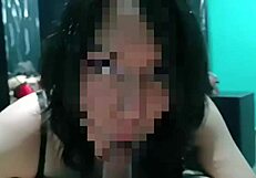 The trans woman rides the mature man's cock for money, overwhelmed by desire