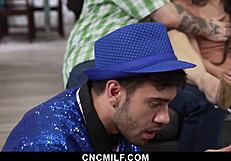 The Gang Enjoys The Freeuse Sex While Playing The Group Game - Cncmilf