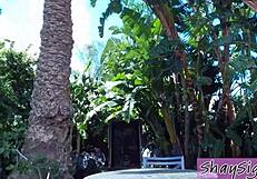 Horny milf cougar Shay Sights, does she get her pussy fucked in that bikini by the pool?